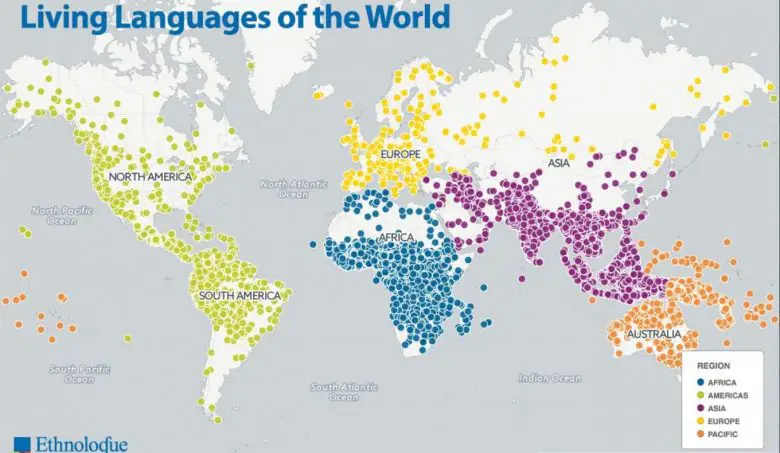 dünyada konuşulan diller