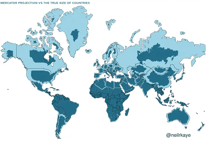 Mercator Projeksiyonu Nedir?