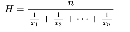 harmonik ortalama