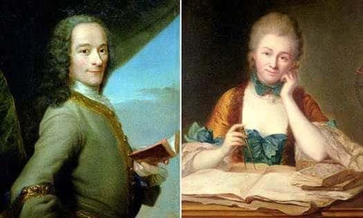 Voltaire ve Emilie du Chatelet