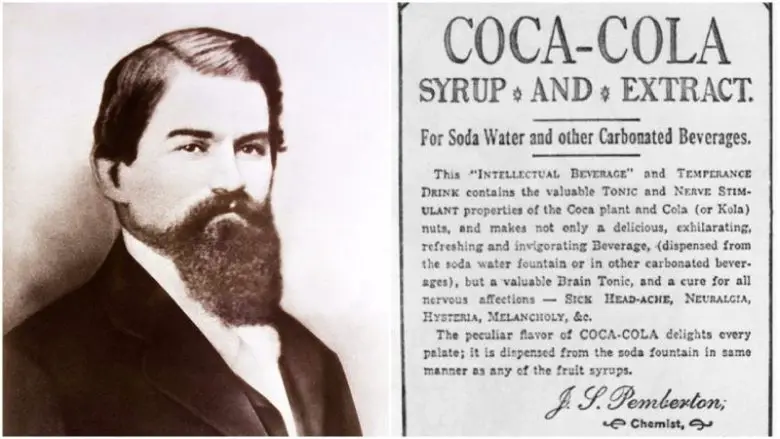 John Pemberton Coca-Cola'yı Kokain İçeren Bir Kocakarı İlacı Olarak İcat Etmişti