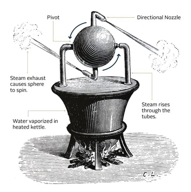 Aeolipile - İlk Buhar Türbini