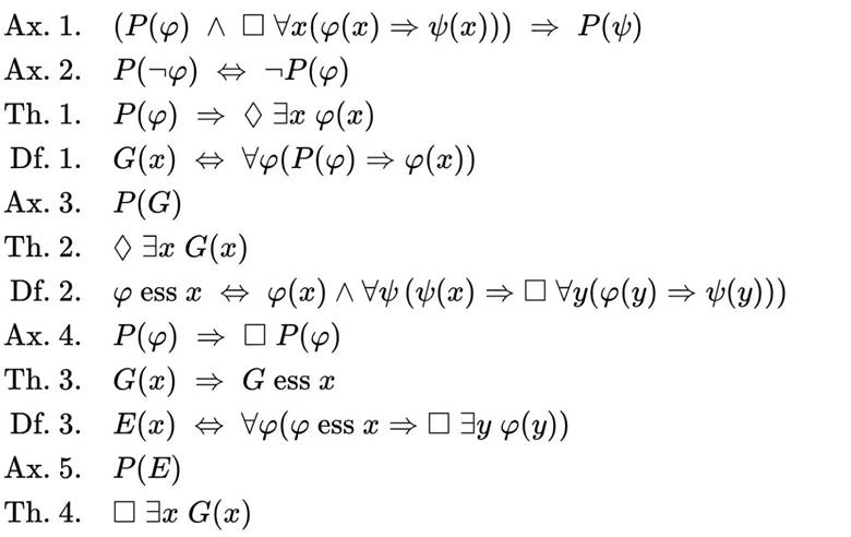 Kurt Gödel’in matematik yardımı İle Tanrı'nın varlığını ispatlaması