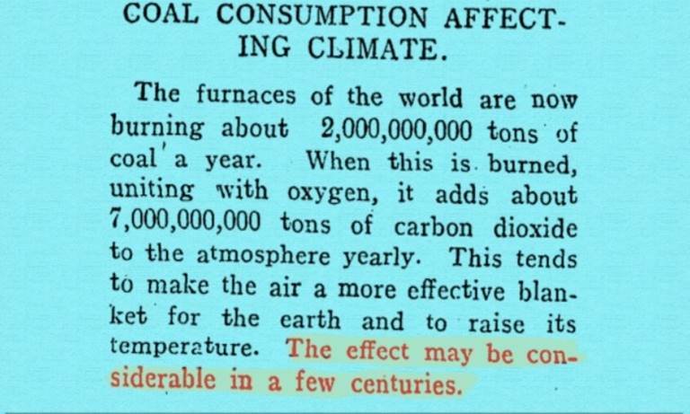 1912 iklim değişikliği