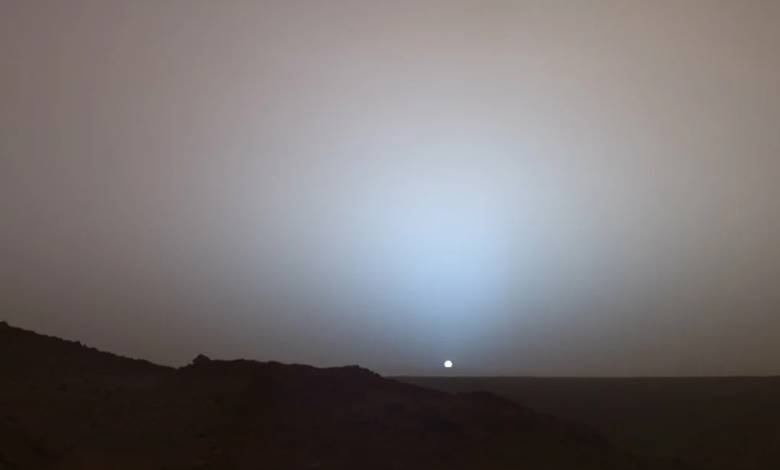Mars Gezegeni Fotoğraflarında Gün Batımı Neden Mavi Görünür?