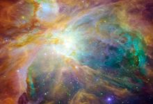 JWST'nin (James Webb Space Telescope) yakaladığı Orion Nebula'sının görüntüsü
