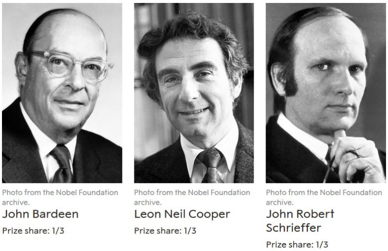  John Bardeen, Leon N. Cooper ve Robert Schrieffer