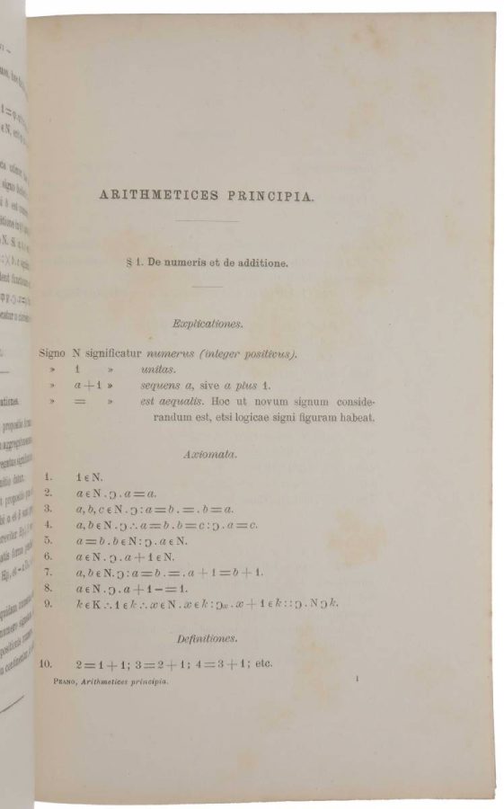 Matematiğin Temelinde Peano Aksiyomları Bulunur