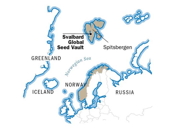 Kıyamet Günü Ambarı Norveç Svalbard Küresel Tohum Deposu