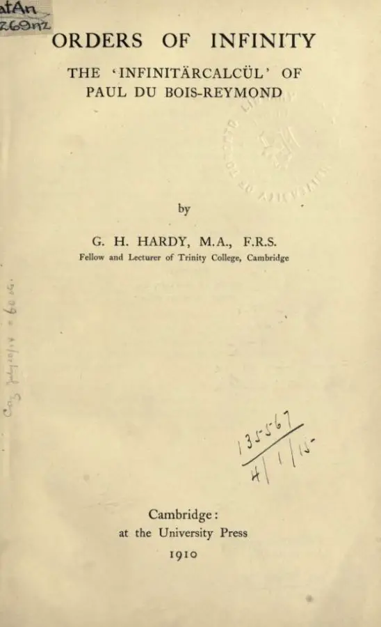 Matematikçi Godfrey Harold Hardy Kimdi?