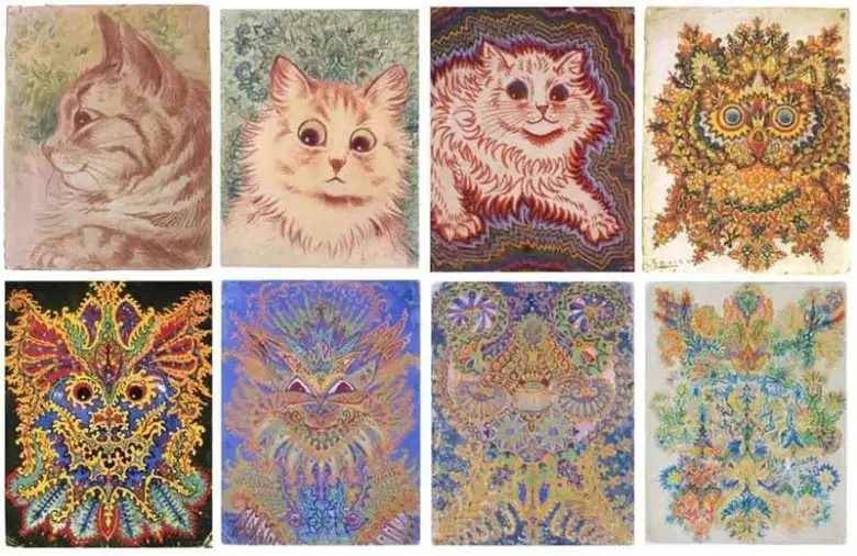 Louis Wain şizofreni